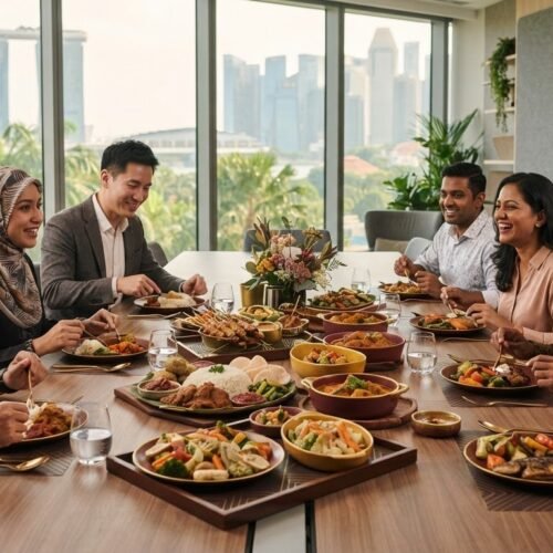 Halal Office Food Delivery Guide for Singapore Teams