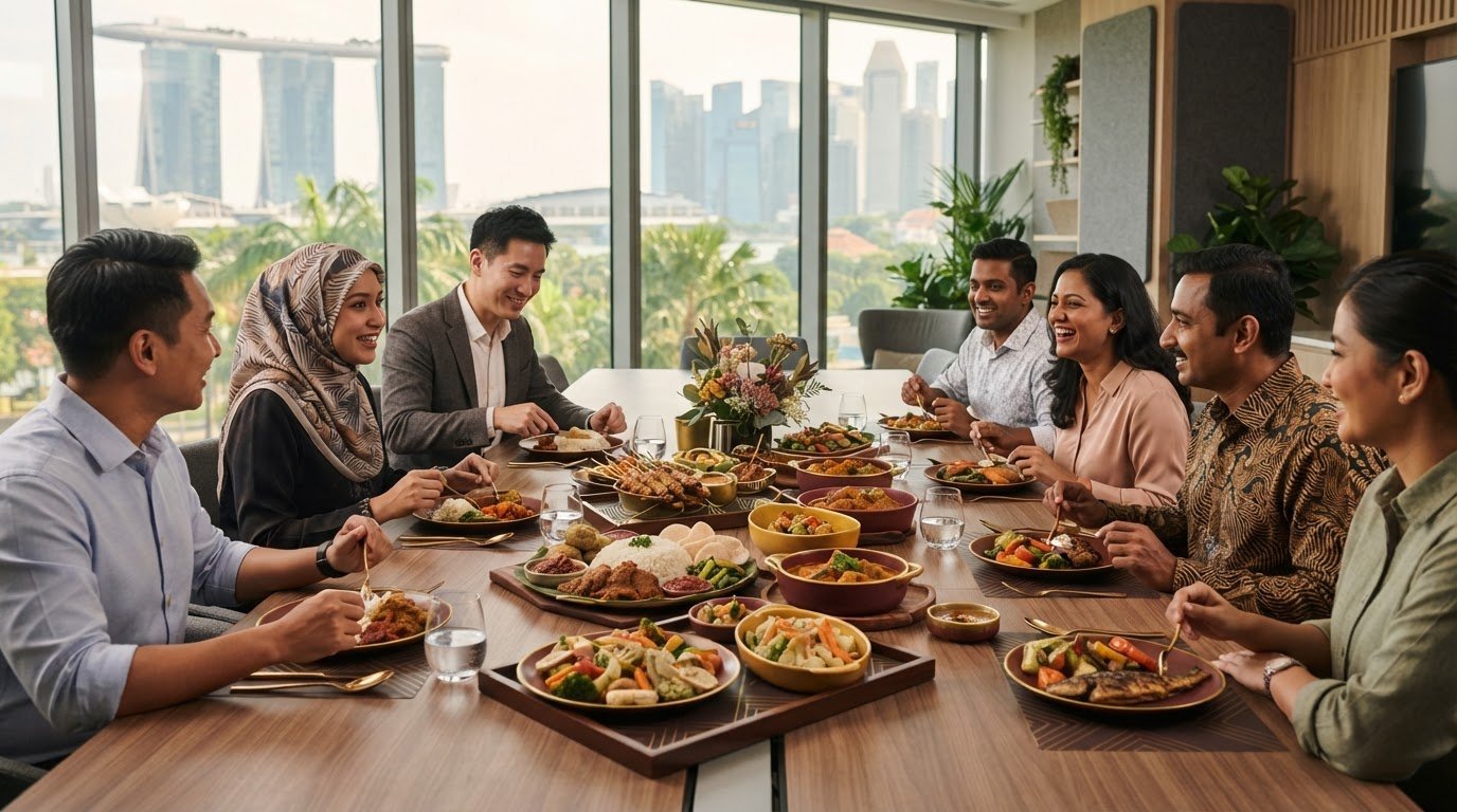 Halal Office Food Delivery Guide for Singapore Teams